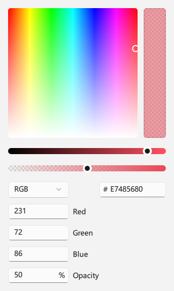 ColorPicker 环形取色示例