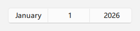 Setting the Date Programmatically