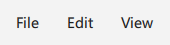 Basic MenuBar