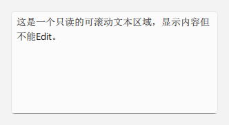 ScrollableTextArea with Placeholder
